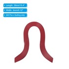 240pcs Quilling Strips Paper 3mm X 39cm Origami Paper Bright Red