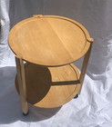 Jens Quistgaard Vintage Dansk Danish Modern Rolling Two Tiered Bar Cart Tray