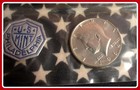 1964 Us Mint Kennedy Half Dollar 90  Silver Proof 5-coin Brilliant  unc Set 
