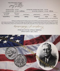 1996 W Roosevelt Dime  sealed In Us Mint Cello With Coa   Brilliant Uncirculated
