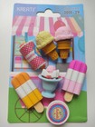 Mini Ice Cream Shaped Rubber Pencil Eraser Novelty Stationery Gift Kids