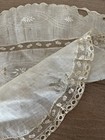 Antique Vintage French Lace Cutter Trim Sewing Edwardian Beading Ribbon Dl3
