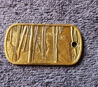Kentucky Tennessee Geocachers Ktag Geocoin 2005 Dog Tag Brass Geocaching