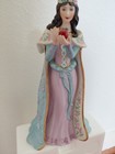 Lenox Disney Snow White 7  Figurine Fine Bisque Porcelain 24k Gold