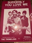 Tremeloes Suddenly You Love Me Sheet Music Piano Vocal Guitar 1967 Vintage New