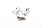 Genuine Fender American Series Strat tele Guitar String Guides - Chrome W screws
