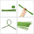 100pcs 26 Gauge 14 2inch Dark Green Floral Wire