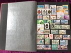 Stamp Album Great Britain British Empire Commonwealth 1400 Stamps Collection