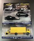 Hot Wheels 2025 Hauler Team Transport 1972 Toyota   sakura Jaguar   rover Lot Of 2
