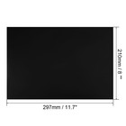 2 Pcs Dry Erase  Magnetic Strip 11 7  X 8  Stickers Writable Black