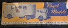 Vintage Wooden Kit 1 4    Scale Royal Models Lyon Van Trailer Unassembled