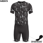 Men Triathlon Trisuit Cycling Running Swimming Jumpsuit Tri Skinsuit Padded