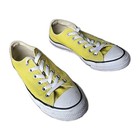 Converse All Star Sneakers Unisex Mens 5 Womens 7 Yellow Canvas Chuck Taylor Low