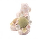Vintage Ardalt Cat And Poodle Pin Cushion Lenwile Porcelain Made In Japan 1950 s