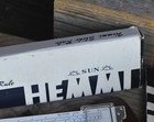 Vintage Sun Hemmi 149a Bamboo Slide Rule   Leather Case Box And Manual
