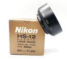           unused    Nikon Hs-12 Metal Lens Hood For Nikkor Ai-s 50mm F1 2 From Japan