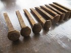 Vintage Railroad Spikes Set Of 10