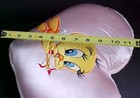 Tweety Bird Plush Pillow Heart Embroidered Cupid 16    Looney Tunes Vintage