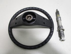 Vintage Mercury Ride Guide 13 75  Boat Steering Wheel Black 2 Spoke Square Shaft