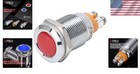 Led Indicator Light 12mm Red 12v Ac dc  Metal Pilot Signal Dash Lamp