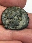 189-45 Bc Maroneia Bronze Unit - Dionysus Grapes Ancient Greek Thracian Coin