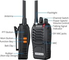 Long Range Walkie Talkie Retevis H777 Vox 2w 1000mah Tot Two Way Radios 2pack