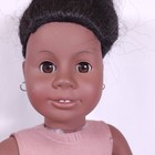 18  American Girl Doll Pleasant Company Addy  Dark Hair  Skin  Eyes  Earrings
