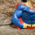 Superman Bust Molded Piggy Bank Dc Comics Coin Bank 7 5    Hard Plastic