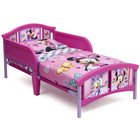 Disney Minnie Mouse Toddler Bed With Guardrails   Simmons Toddler Mattress Set