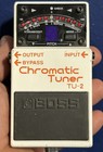 Boss Chromatic Tuner  tu-2  Guitar Bass Effects Pedal White