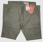 Wrangler  11644 New Men s Elastic Waist Drawstring Athletic Fit Cargo Pants