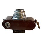 Voigtlander Vito B 35 Mm Color-skopar Film Camera With Light Meter   Case As Is
