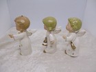 Trio Of Vintage Japan Nippon Yoko Boeki Angels With Gold Accents