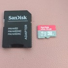 Sandisk 16gb Ultra Plus Micro Sdhc I U 1 A1 Micro Sd Memory Card - Sd Adapter