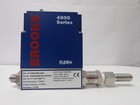 Brooks Instrument 4800 Series Mass Flow Meter N2  0-1 Slpm Inlet 7 Psig Outlet 0