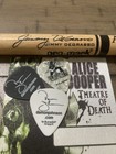 Alice Cooper Concert Memorabilia Drumstick Guitar Picks