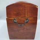 Vintage Woven Rattan Treasure Chest Trunk Cane Box    Rustic Boho Storage Decor