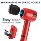 Supreme Trimmer Hair Dryer Shd347  3 Heat   3 Speed Settings   Cool Shot   Red