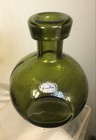 Vintage Rainbow Glass Co Candle Bottle Vase W windows  9934 Obscure Blenko Era