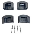 Little Giant Black Rubber Outer Foot Kit  4 Pack  31584