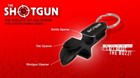 Shotgun Keychain Beer - 4 In 1 Keychain  Shotgunner  Bottle Opener  Tab Opener