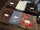 7 Piece Chiffon Fabric Lot  22 Yard Fabric  
