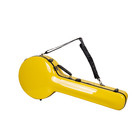 Crossrock Fiberglass Banjo Case Fits 5-string Resonator Styles-tsa Lock-yellow