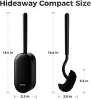 Toilet Bowl Brush And Holder  Toilet Brush Set With Ergonomic Design  Compact
