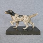 Antique Hubley Cast Iron Paperweight Hunting Dog Pointer Retriever Setter