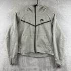 Nike Tech Fleece Hoodie Youth Xs Gray Full Zip Windrunner Sweatshirt Jacket