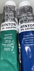 Winsor   Newton Winton Oil Colour Lot 2- 200ml New Phthalo Blue Virdian Hue