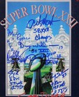  7  Williams  Monk  Clark  Green  3 Signed Official Sb Xxii Program Bas Witness