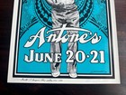 Signed 1980 Muddy Waters Concert Poster Antone s Austin Blues Club Danny Garrett