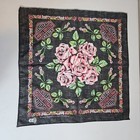 Harley Davidson Bandana Handkerchief  Pink Rose Design Made In Usa 